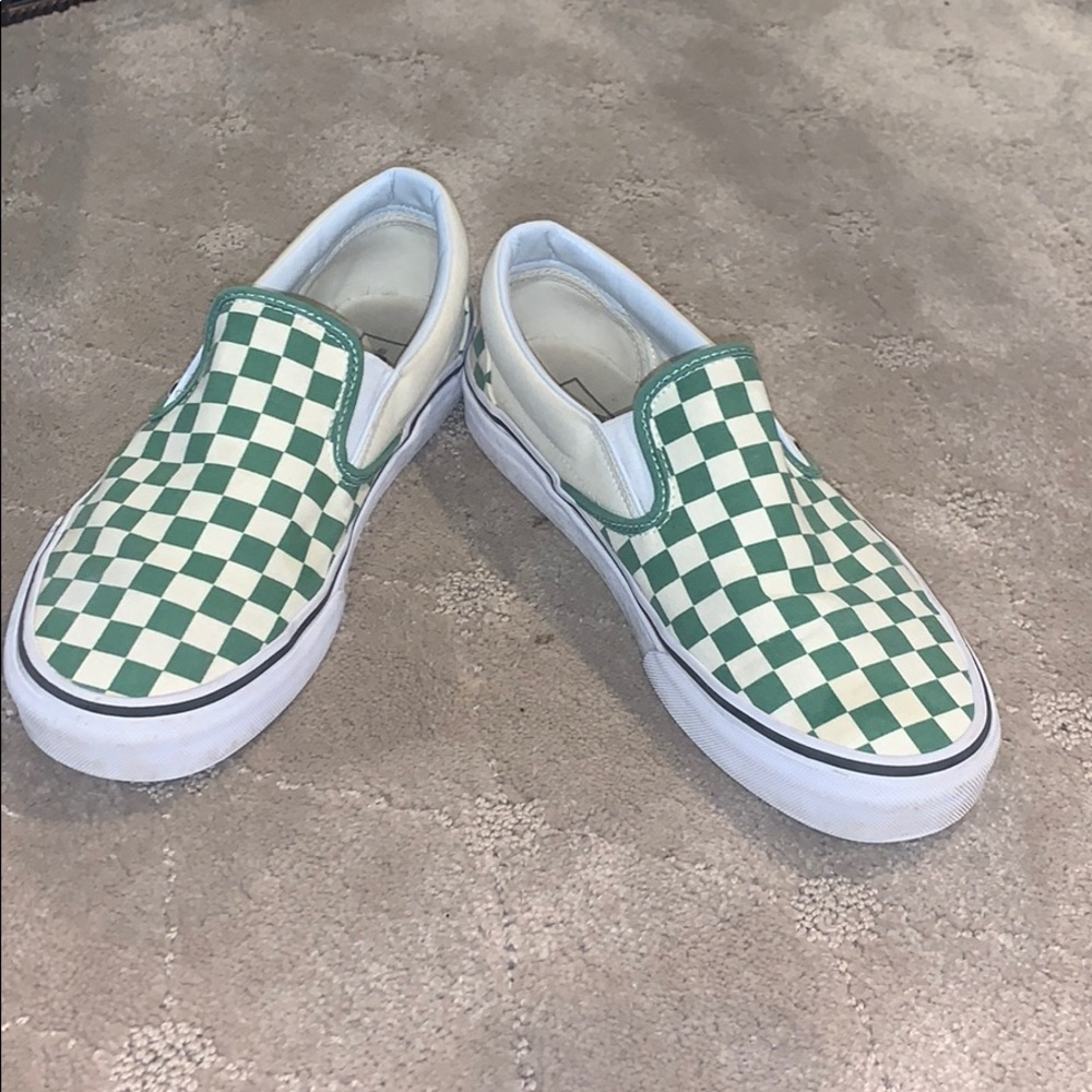 checkered Vans